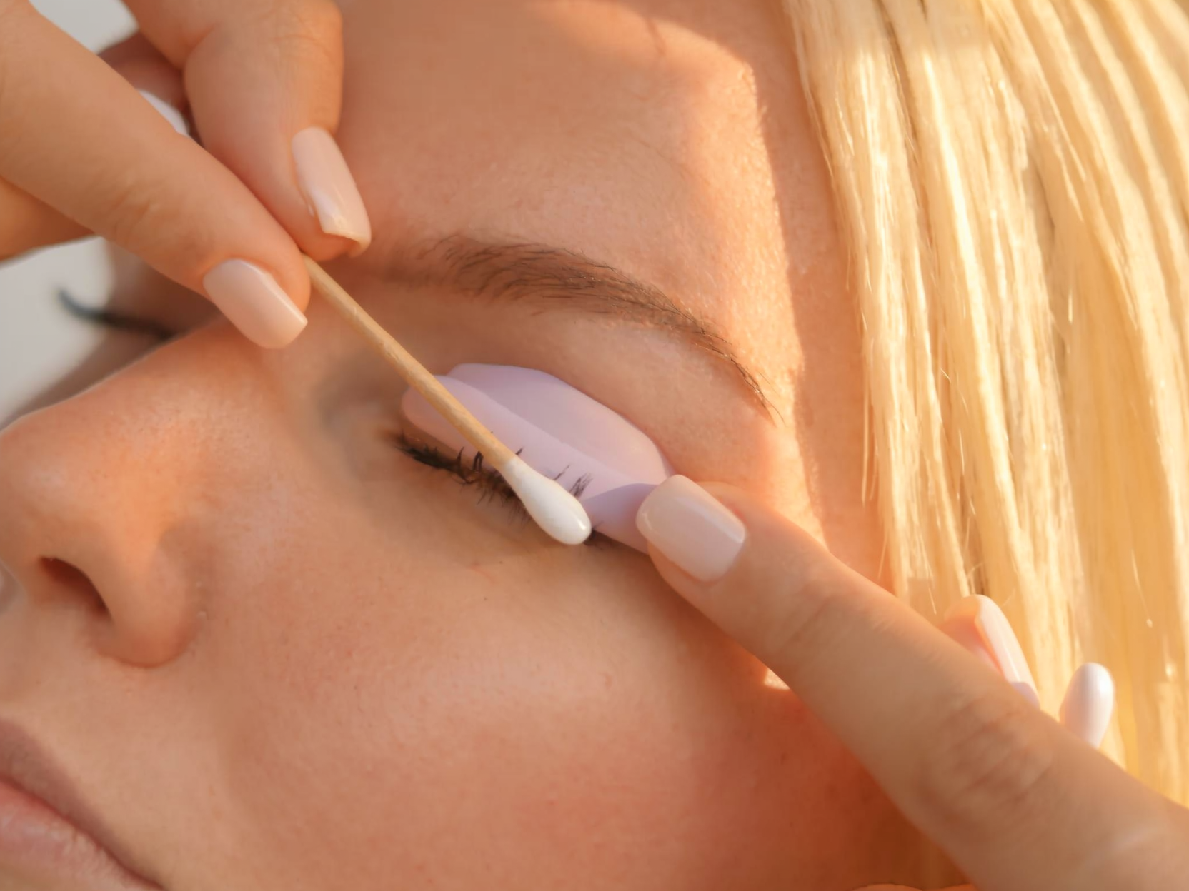 Lash lift detailopname